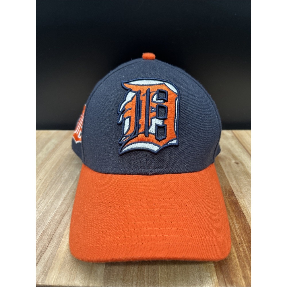 New Era 39Thirty Detorit Tigers Spring Training Hat - Orange & Navy